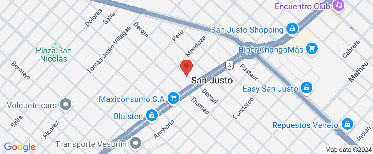 Mapa de la ubicación