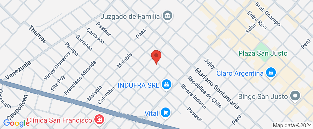 Mapa de la ubicación