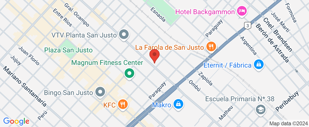 Mapa de la ubicación