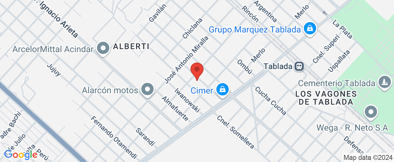 Mapa de la ubicación