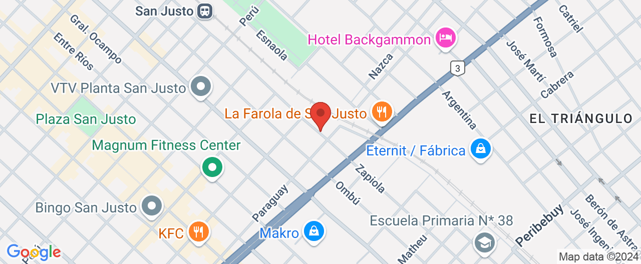Mapa de la ubicación