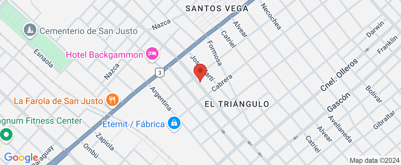 Mapa de la ubicación