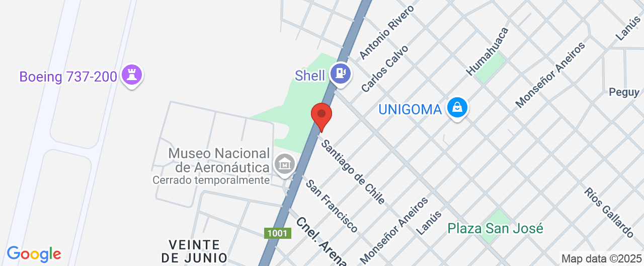 Mapa de la ubicación
