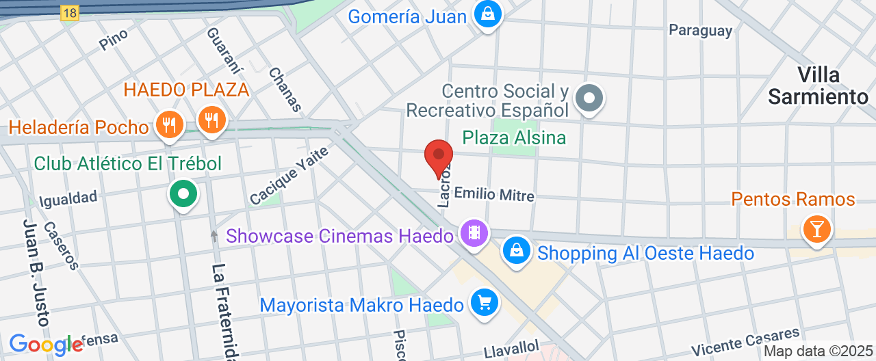 Mapa de la ubicación