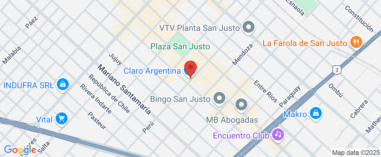 Mapa de la ubicación