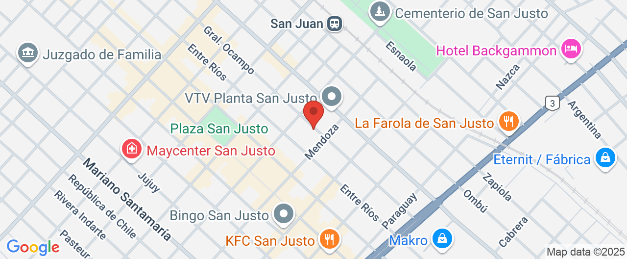 Mapa de la ubicación