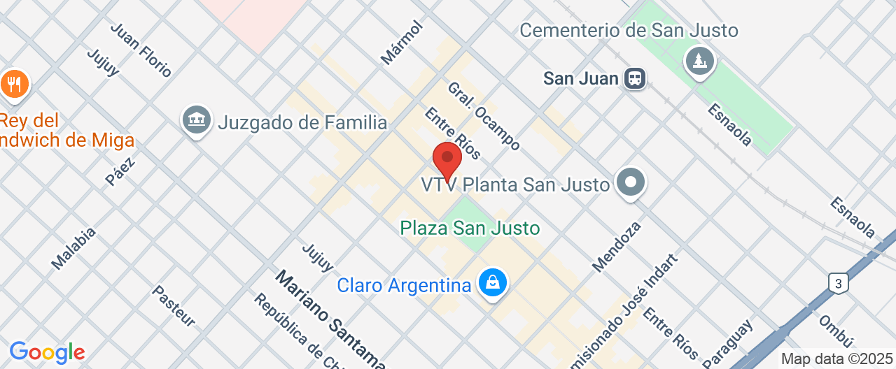 Mapa de la ubicación