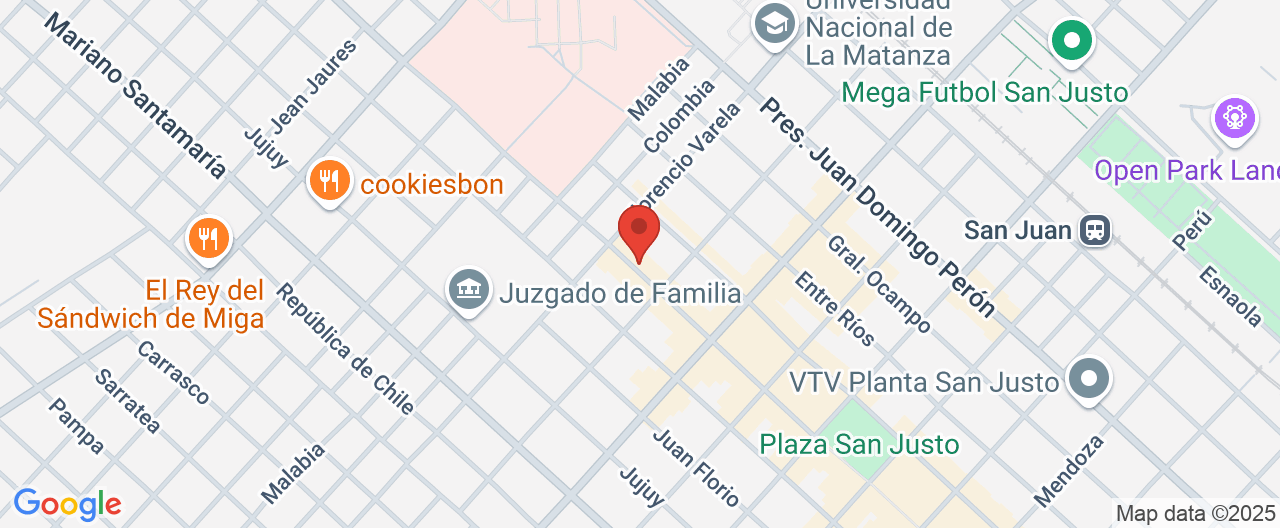 Mapa de la ubicación