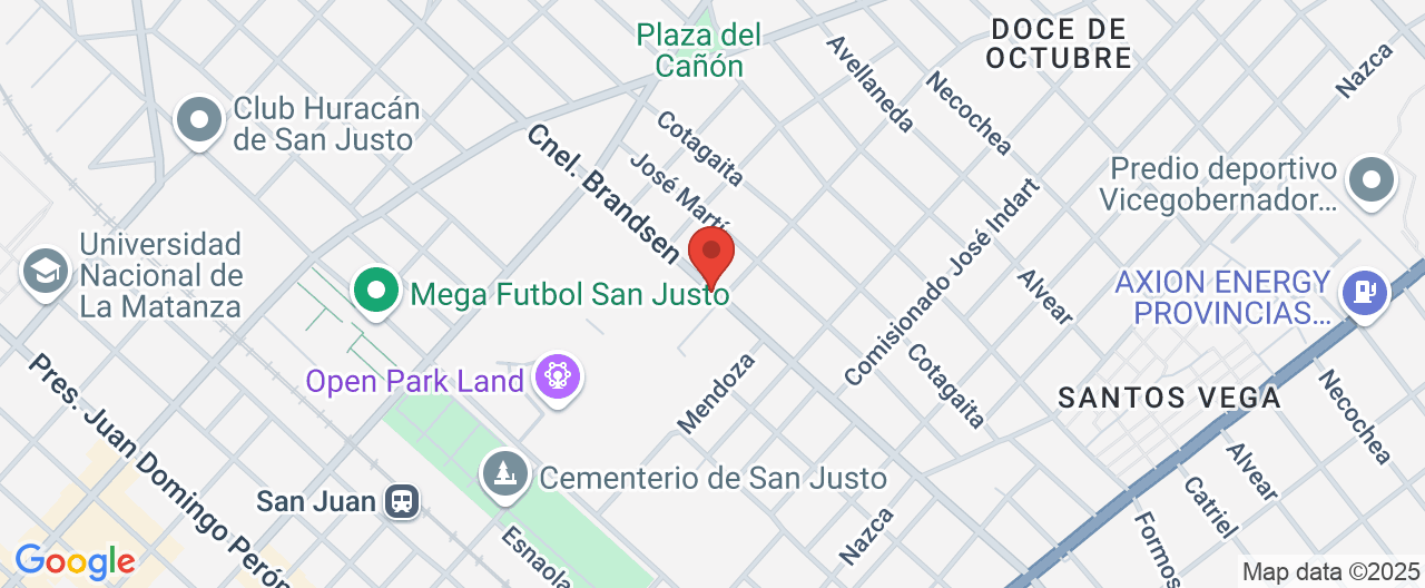 Mapa de la ubicación