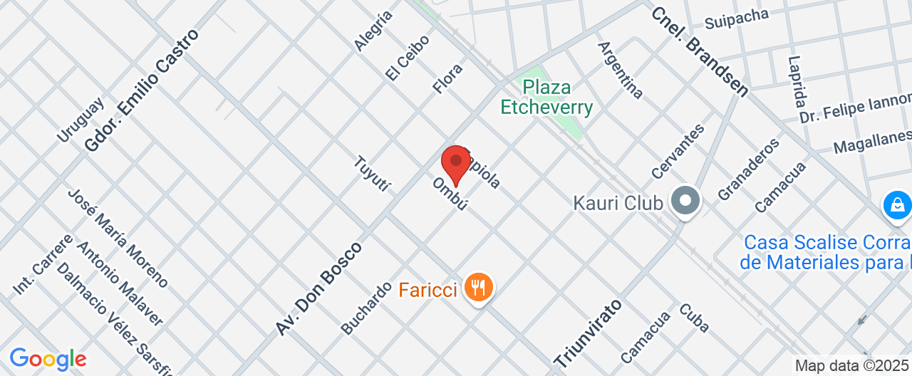 Mapa de la ubicación