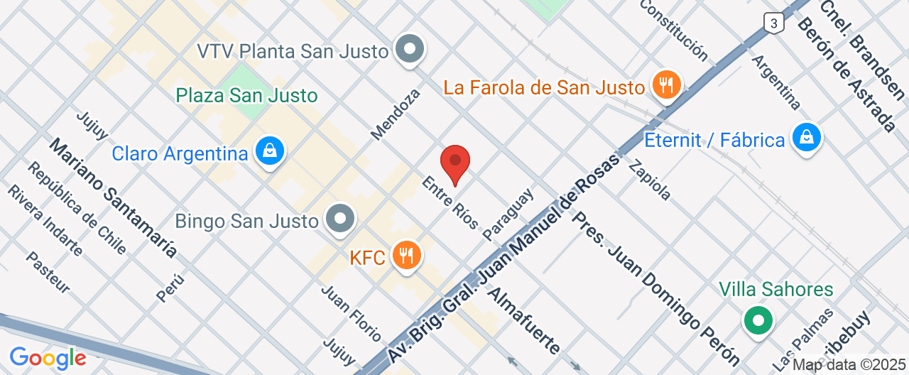 Mapa de la ubicación