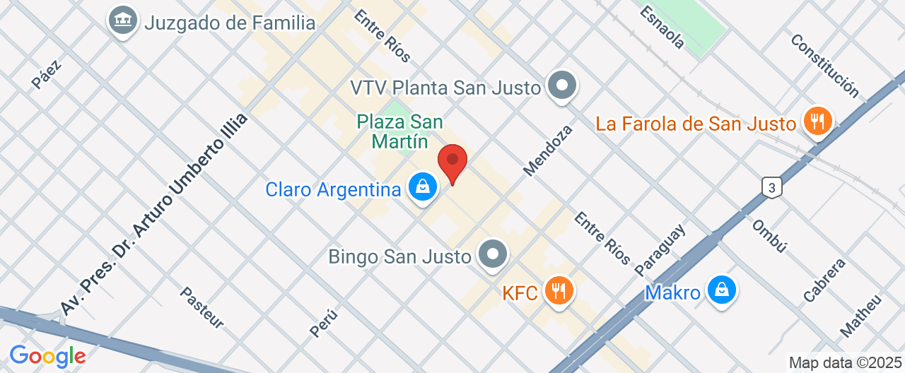 Mapa de la ubicación