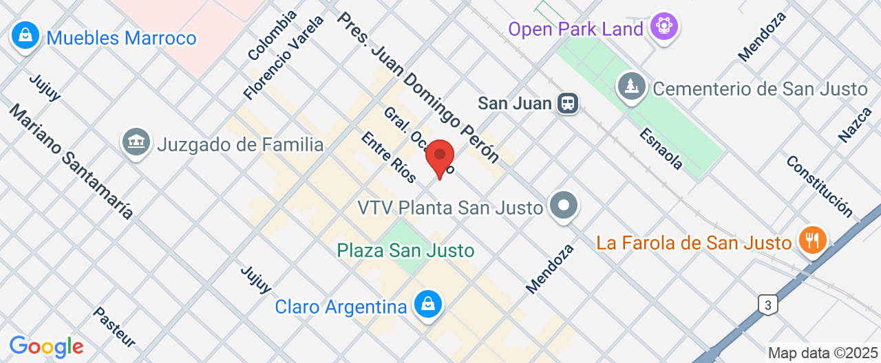 Mapa de la ubicación
