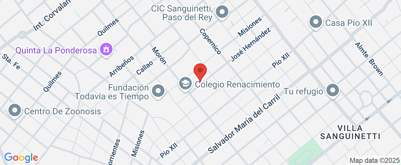 Mapa de la ubicación