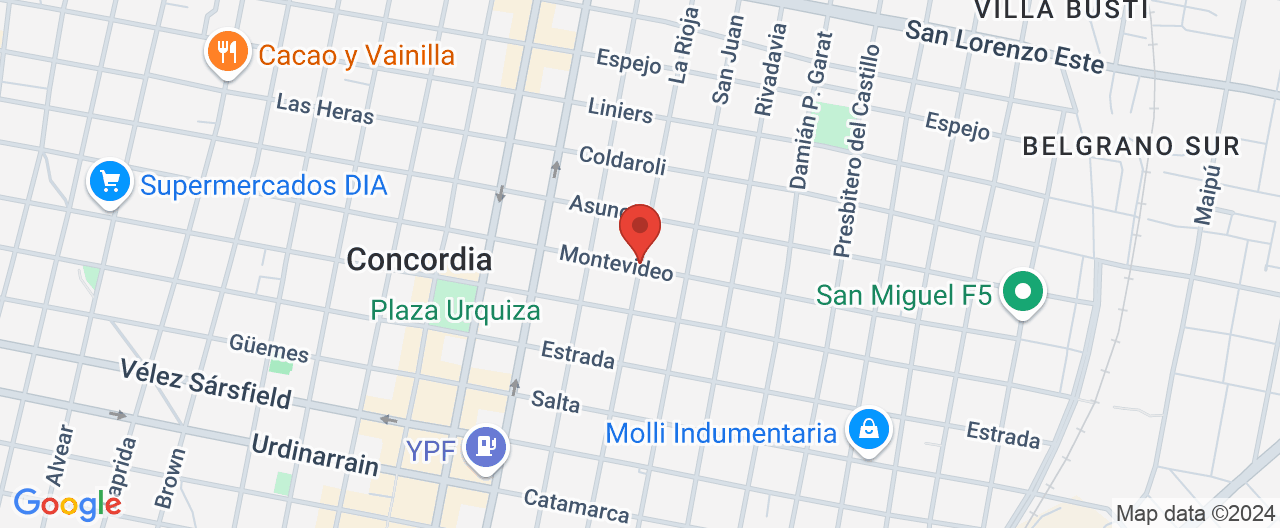 Mapa de la ubicación