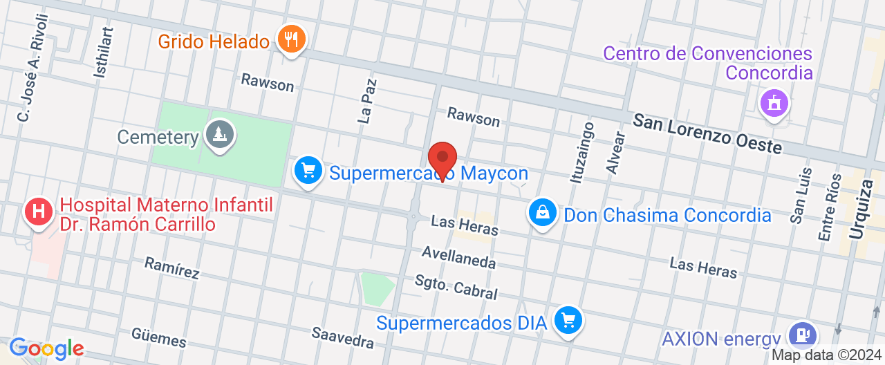 Mapa de la ubicación