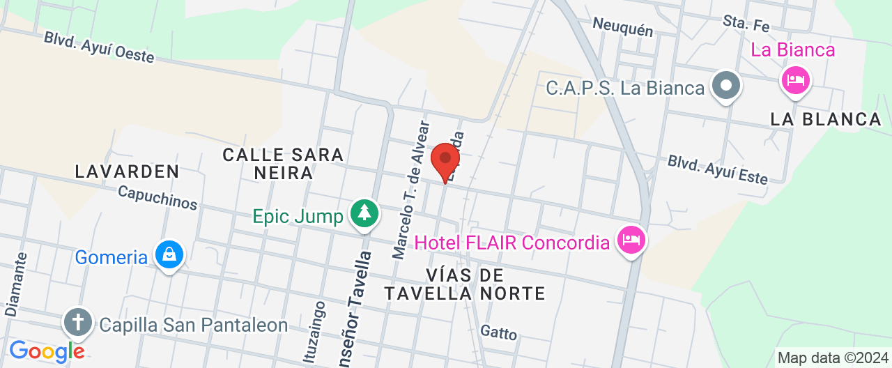 Mapa de la ubicación