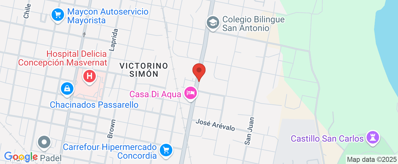 Mapa de la ubicación