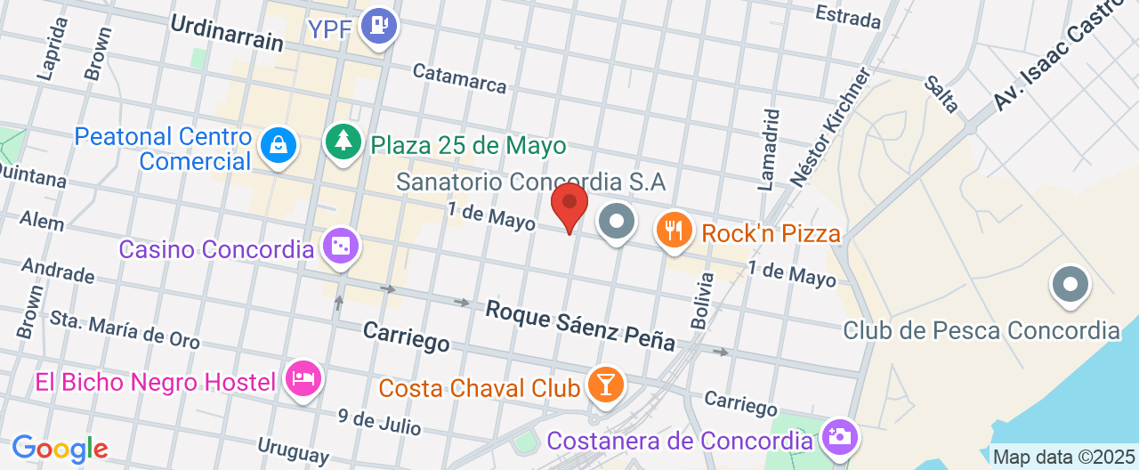 Mapa de la ubicación