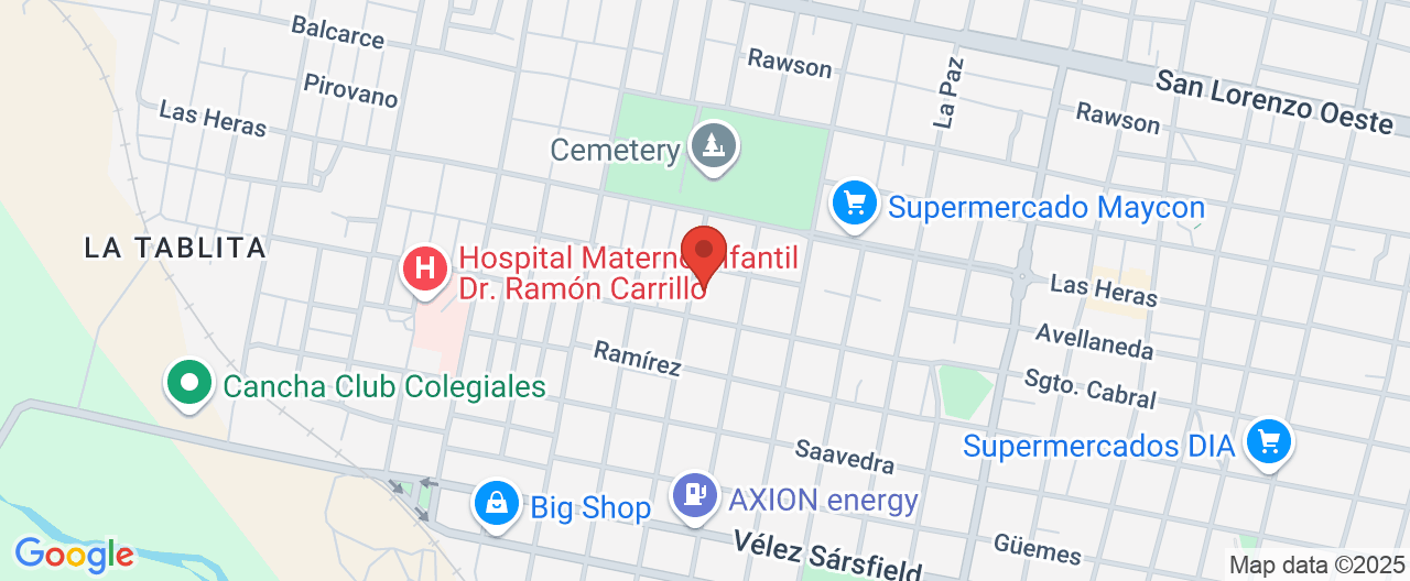 Mapa de la ubicación