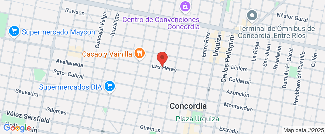 Mapa de la ubicación