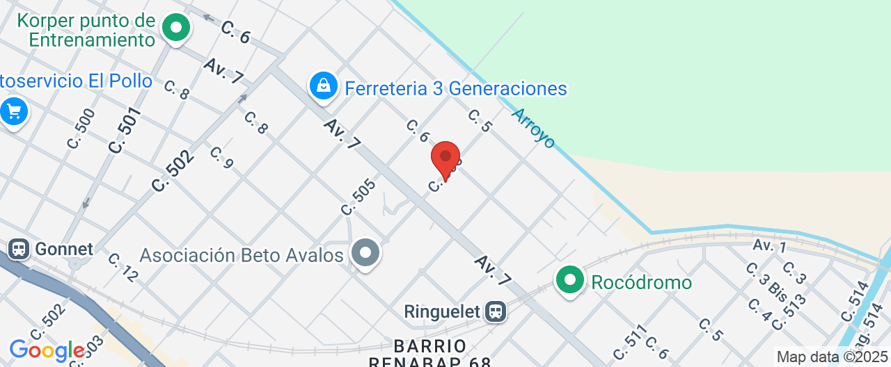 Mapa de la ubicación