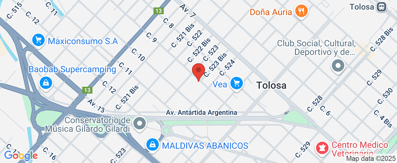 Mapa de la ubicación