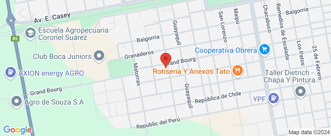 Mapa de la ubicación