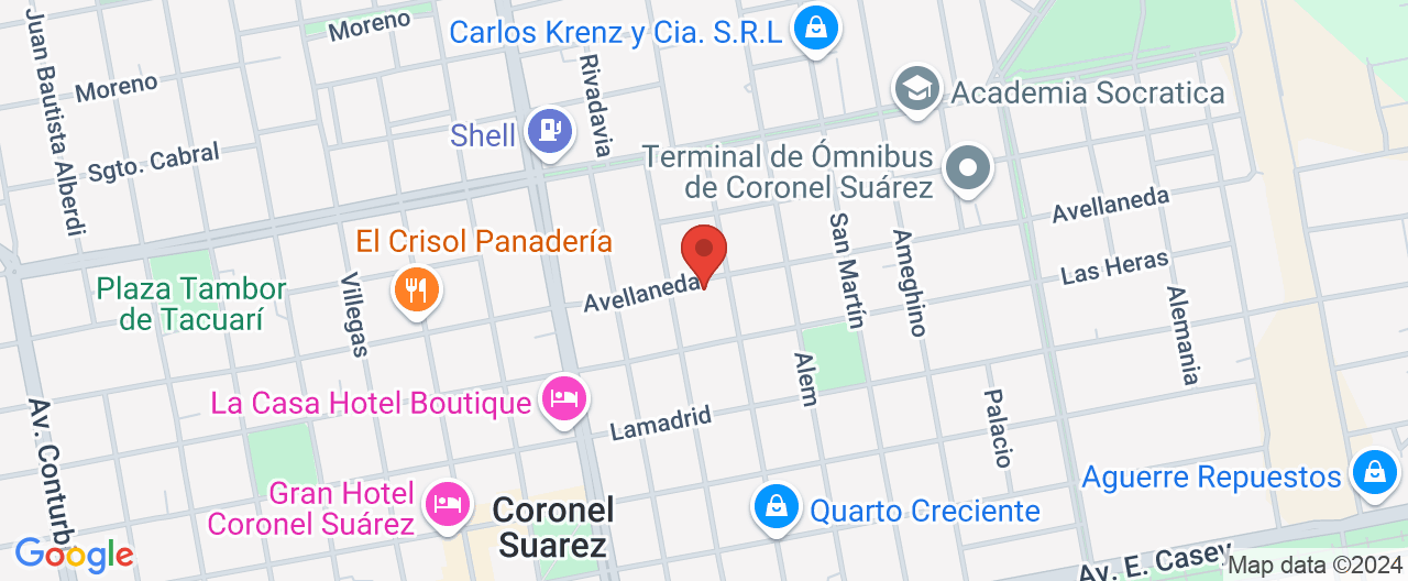 Mapa de la ubicación
