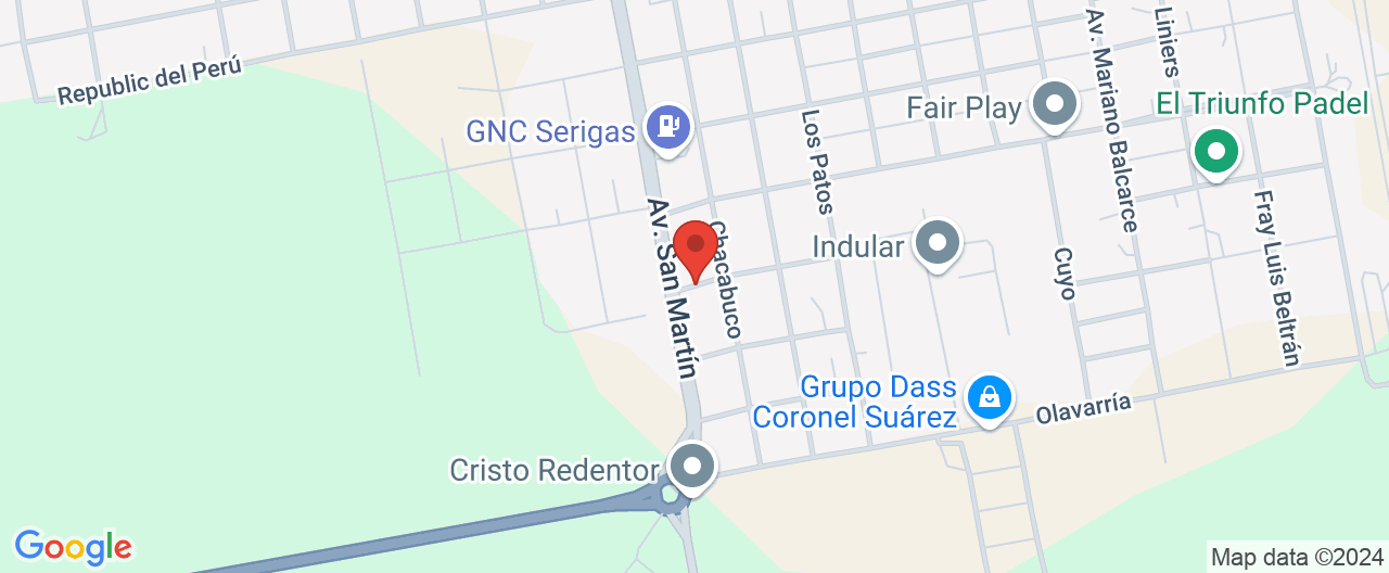 Mapa de la ubicación