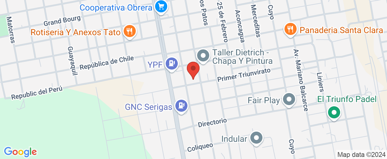 Mapa de la ubicación