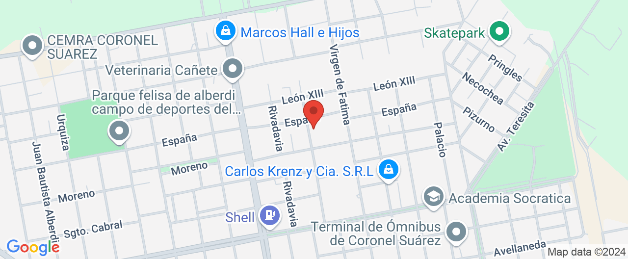 Mapa de la ubicación