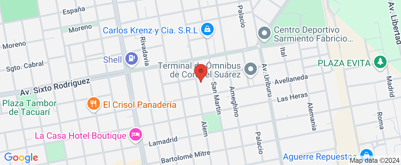Mapa de la ubicación