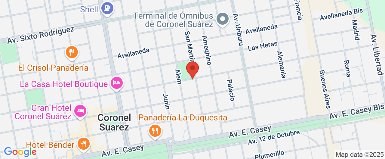 Mapa de la ubicación