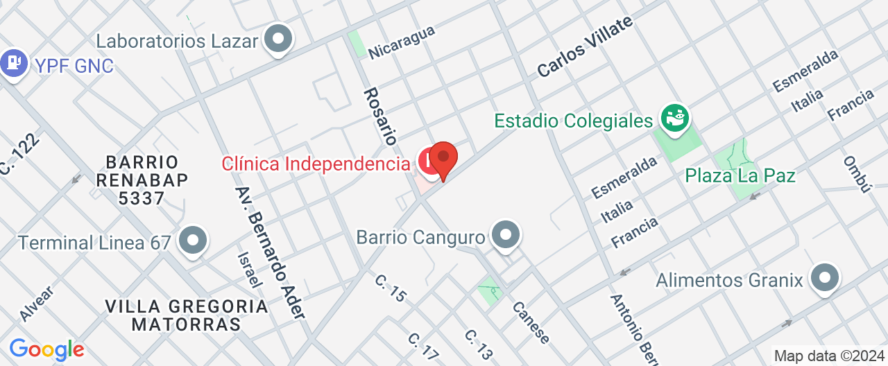 Mapa de la ubicación