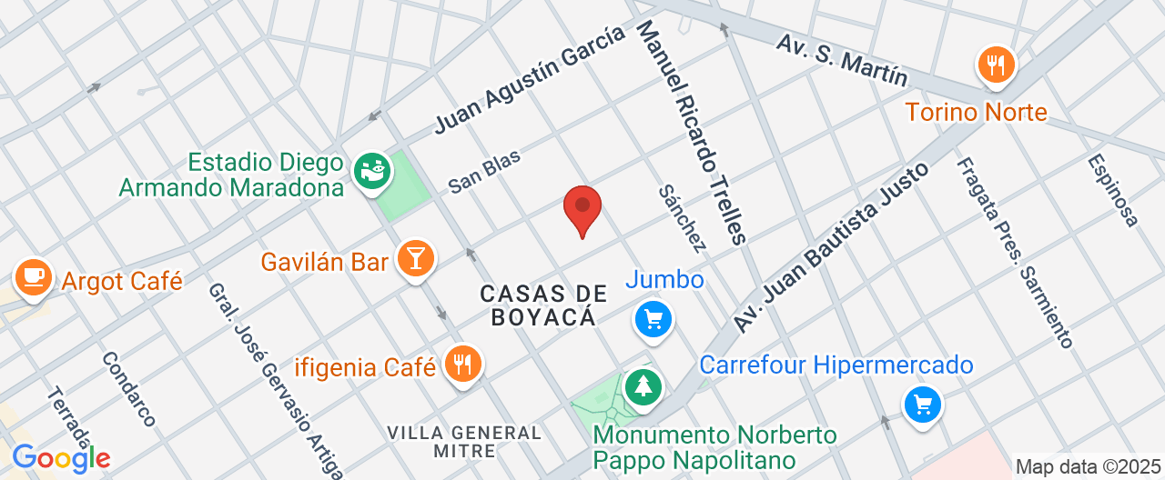 Mapa de la ubicación