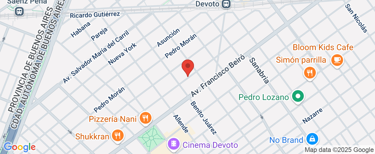 Mapa de la ubicación