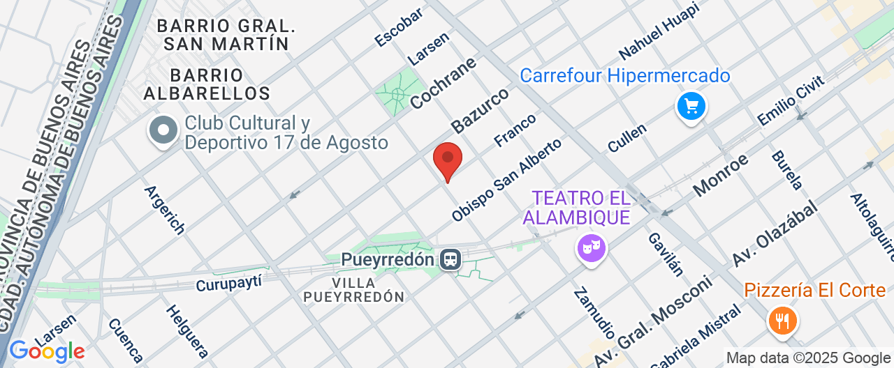 Mapa de la ubicación