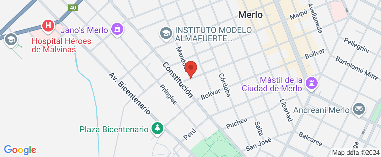 Mapa de la ubicación