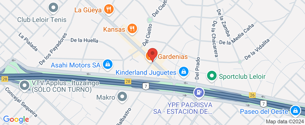 Mapa de la ubicación