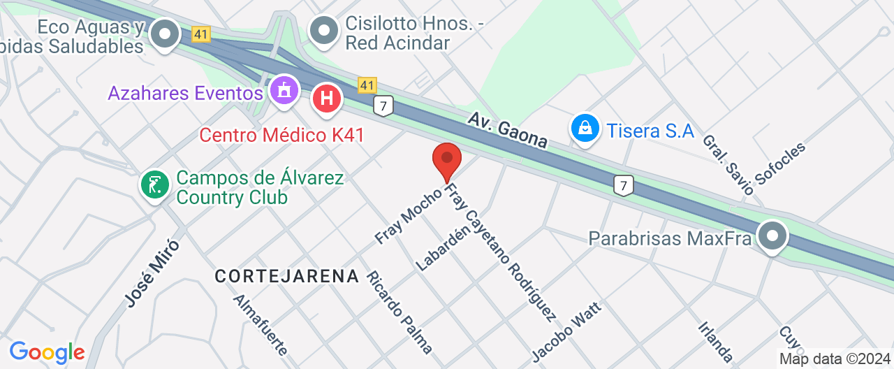Mapa de la ubicación
