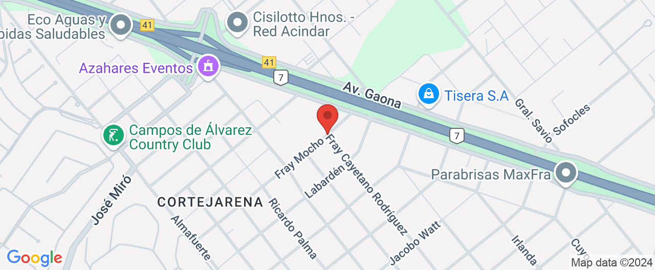Mapa de la ubicación