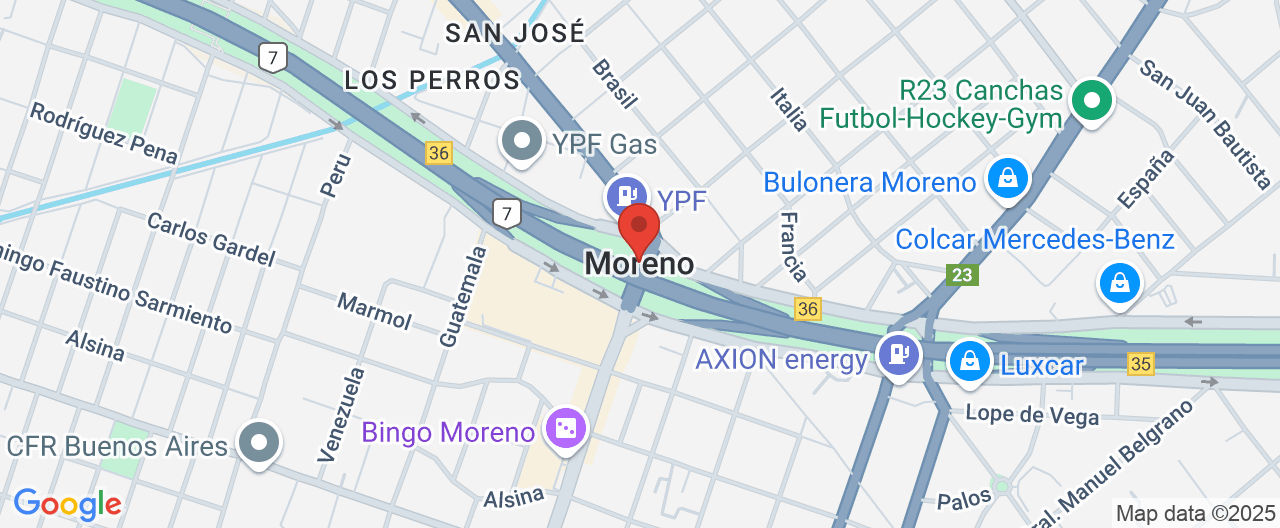 Mapa de la ubicación