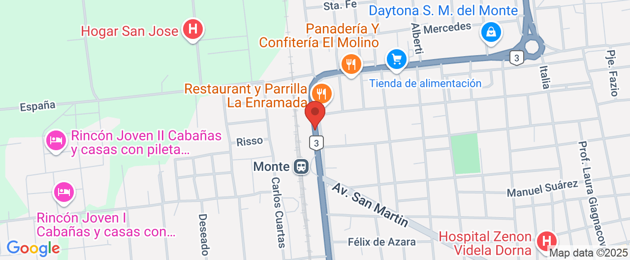 Mapa de la ubicación