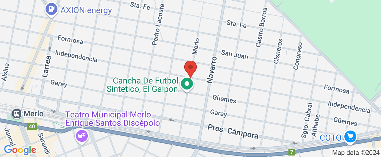 Mapa de la ubicación