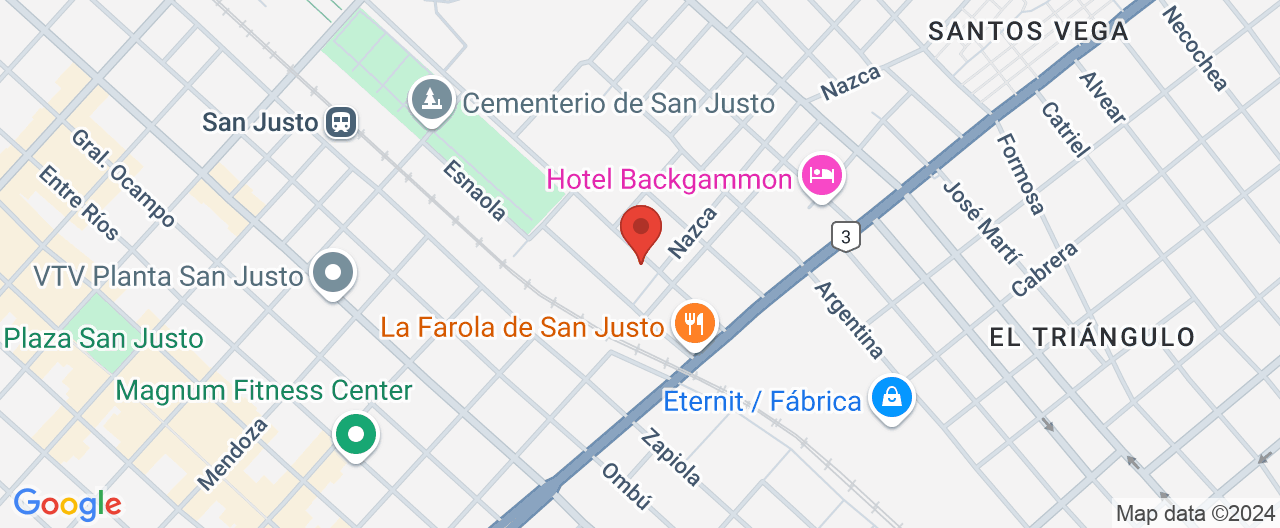 Mapa de la ubicación