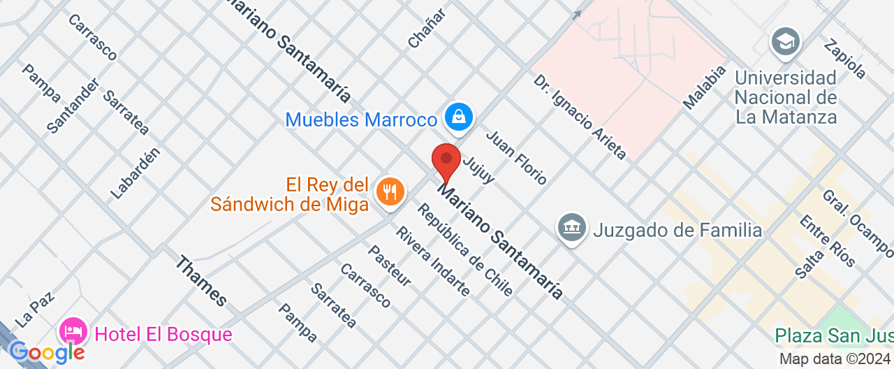 Mapa de la ubicación