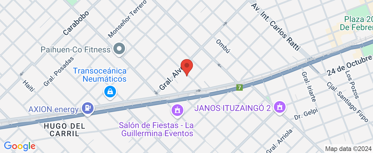Mapa de la ubicación