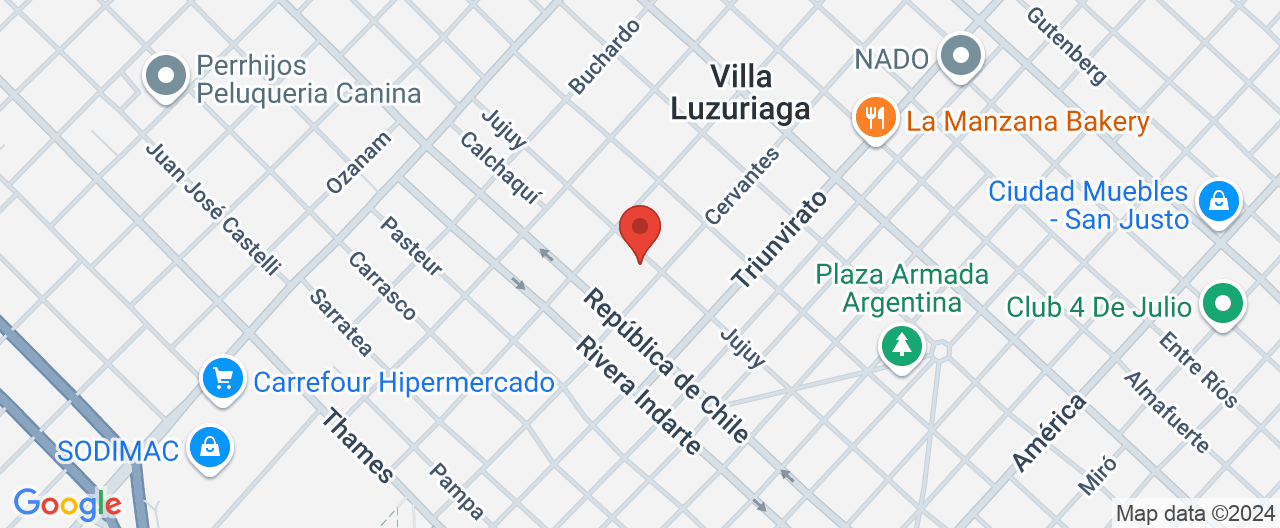 Mapa de la ubicación