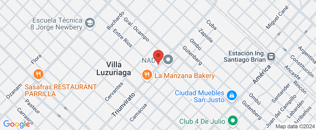 Mapa de la ubicación